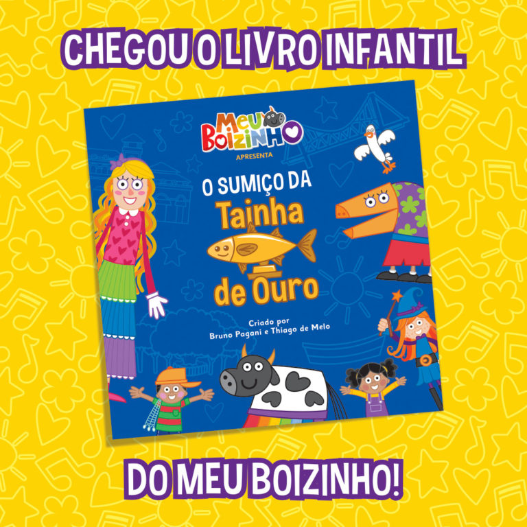 Livro infantil ilustrado do Meu Boizinho